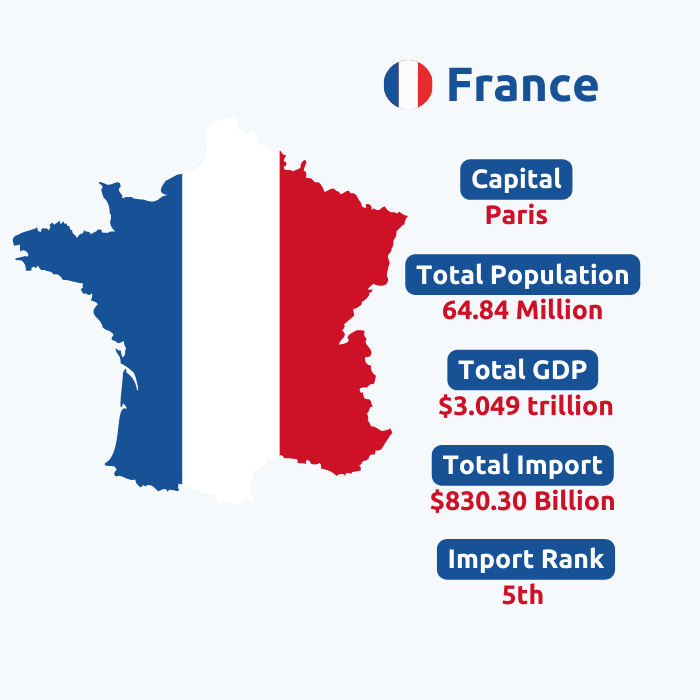  France Import Data | France Customs Data